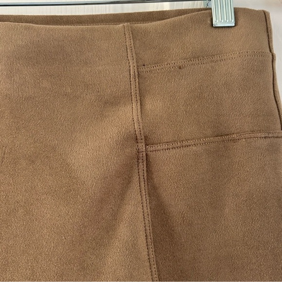 Spanx Faux Suede legging M Tall EUC Camel Tan - Picture 3 of 5